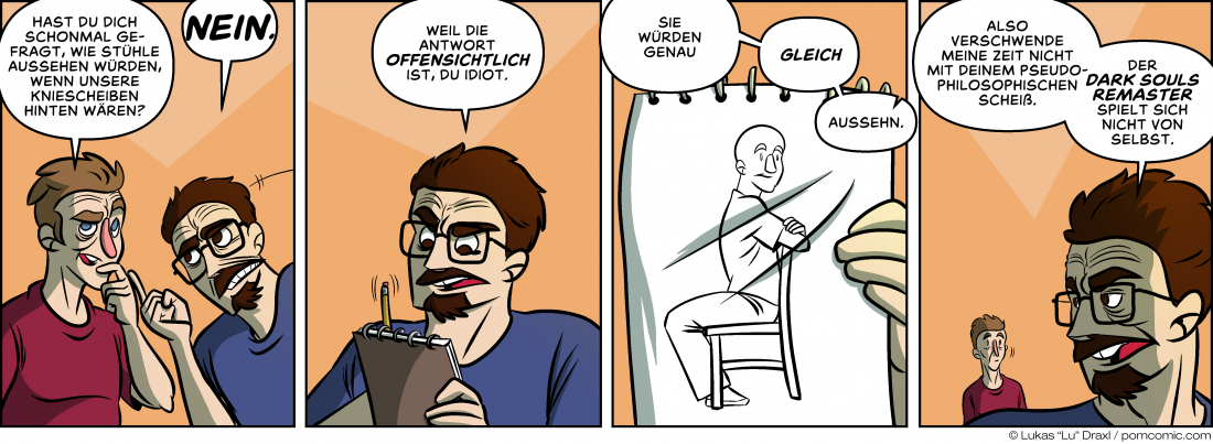Piece of Me. Ein Webcomic über saudumme Fragen und noch dämlichere Antworten.