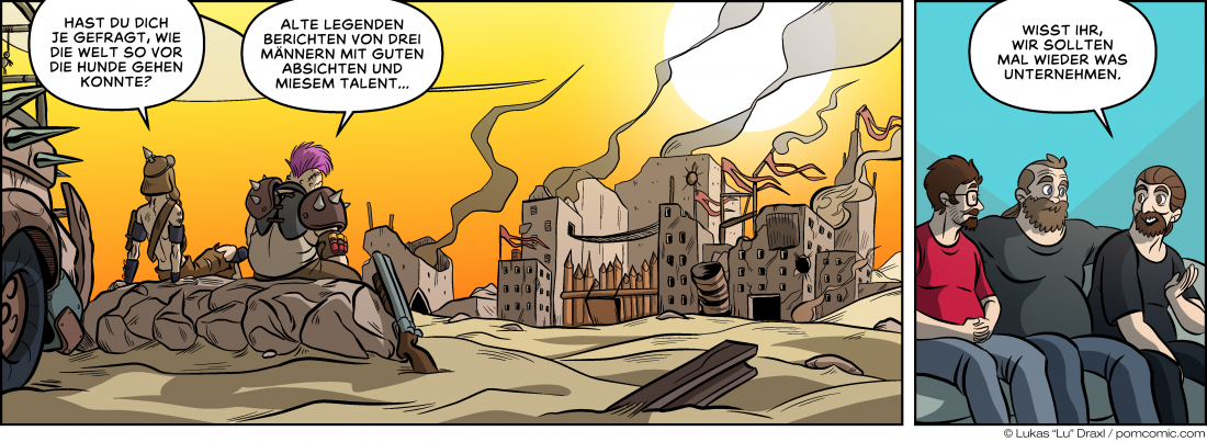 Piece of Me. Ein Webcomic über Apokalypsen und alte Legenden.