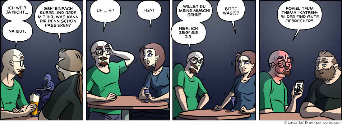 Piece of Me. Ein Webcomic über miserable Eisbrecher.