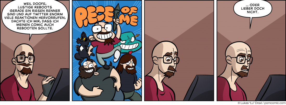 Ein Webcomic über Cartoon-Reboots und radikal veränderte Zeichenstile.