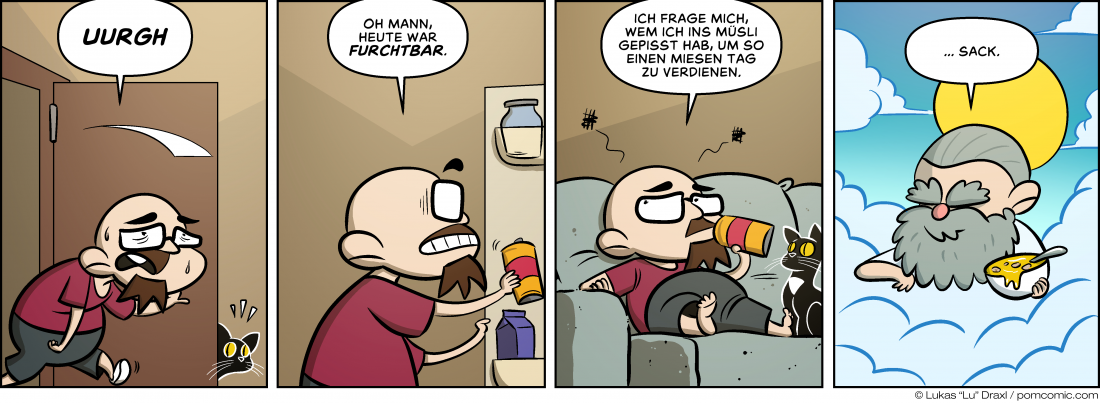 Piece of Me. Ein Comic über miese Tage und schlechteres Müsli.