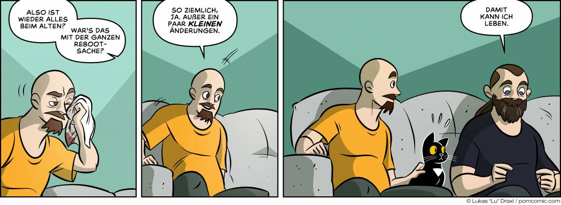 Piece of Me. Ein Webcomic über die Rückkehr zu Gewohntem ... mit kleinen Änderungen.