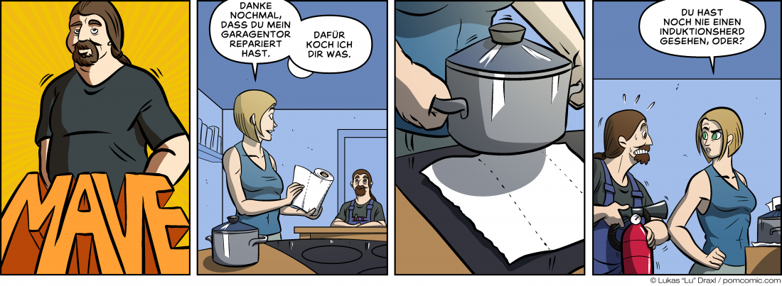 Piece of Me. Ein Webcomic über Kochen und "neue" Technologien.