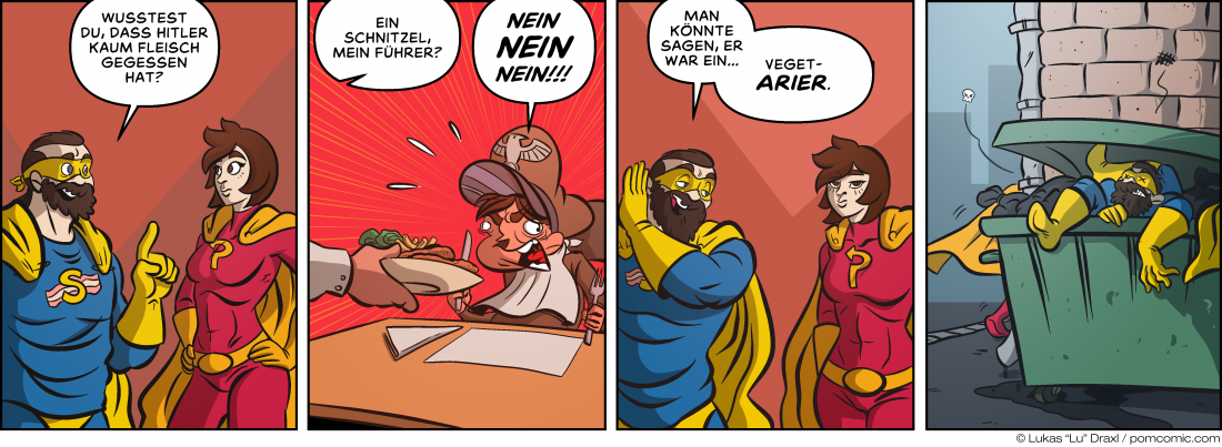 Piece of Me. Ein Webcomic über vegetarische Despoten und scheußliche Wortwitze.
