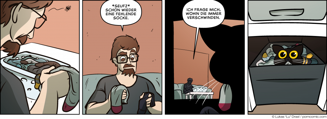 Piece of Me. Ein Webcomic über das Mysterium der verschwindenden Socke.