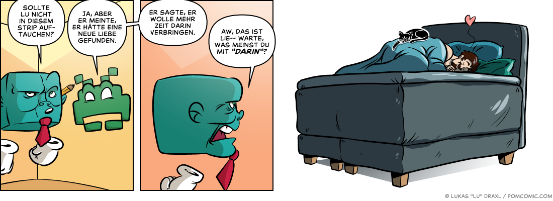 Piece of Me. Ein Webcomic über neue Lieben und Betten.