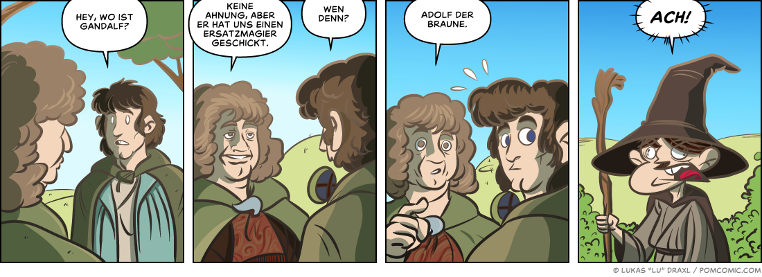 Piece of Me. Ein Webcomic über die Ersatzmagier von Mittelerde.