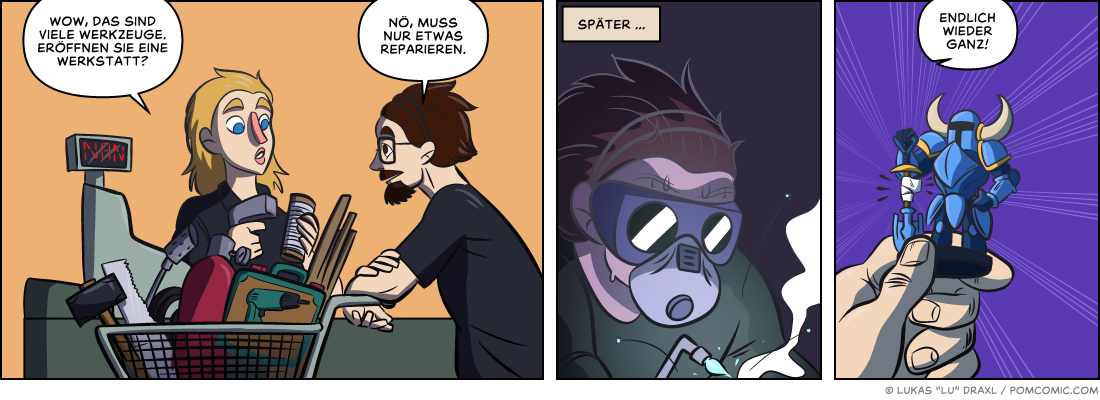 Piece of Me. Ein Webcomic über das richtige Werkzeug für den richtigen Job.
