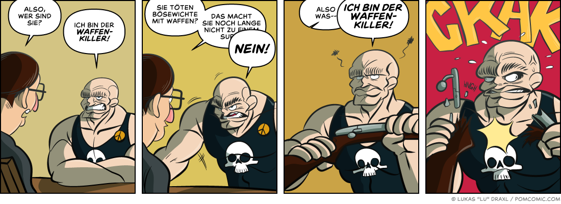 Piece of Me. Ein Webcomic über unbedeutende und oft missverstandene Superhelden.