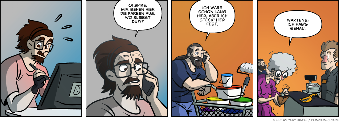 Piece of Me. Ein Webcomic über ein Mangel an Farben und langsamen Verkehr.