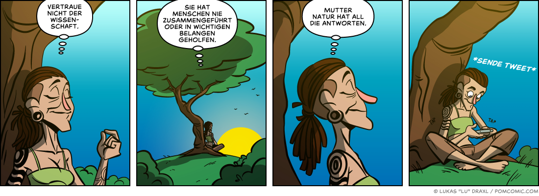 Piece of Me. Ein Webcomic über die Antworten von Mutter Natur.