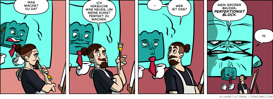 Piece of Me. Ein Webcomic über Perfektionismus und dessen Probleme.