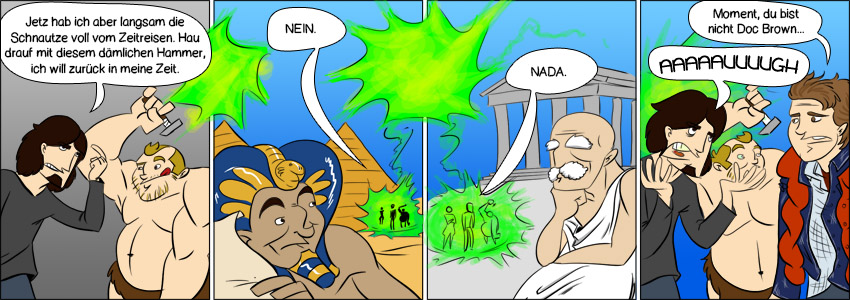 Piece of Me. Ein Webcomic über exzessives Zeitreisen.