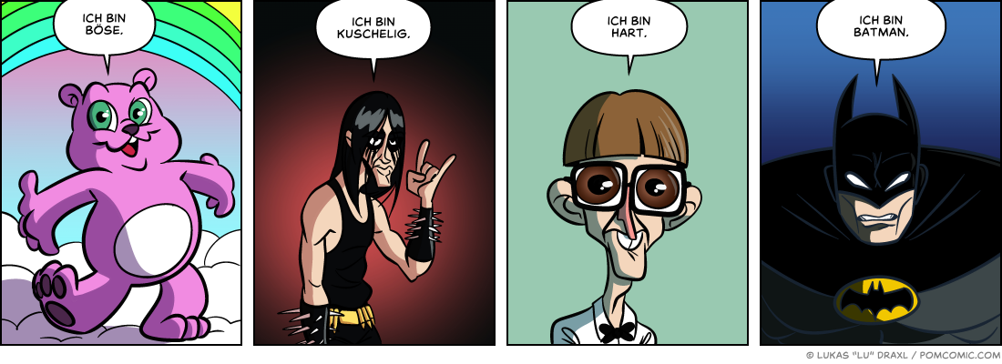 Piece of Me. Ein Webcomic über widersprüchliche Aussagen.