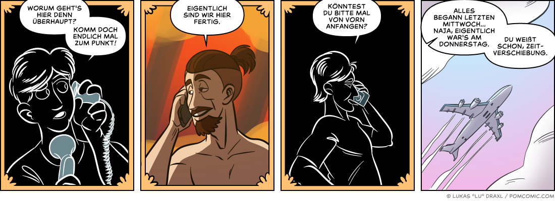 Piece of Me. Ein Webcomic über in media res und Aufklärungen.