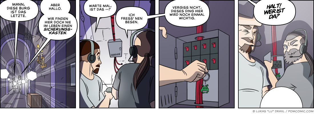 Piece of Me. Ein Webcomic über gut versteckte Sicherungskästen.
