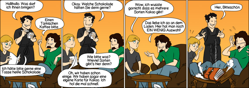 Piece of Me. Ein Webcomic über viel zu viel Auswahl.