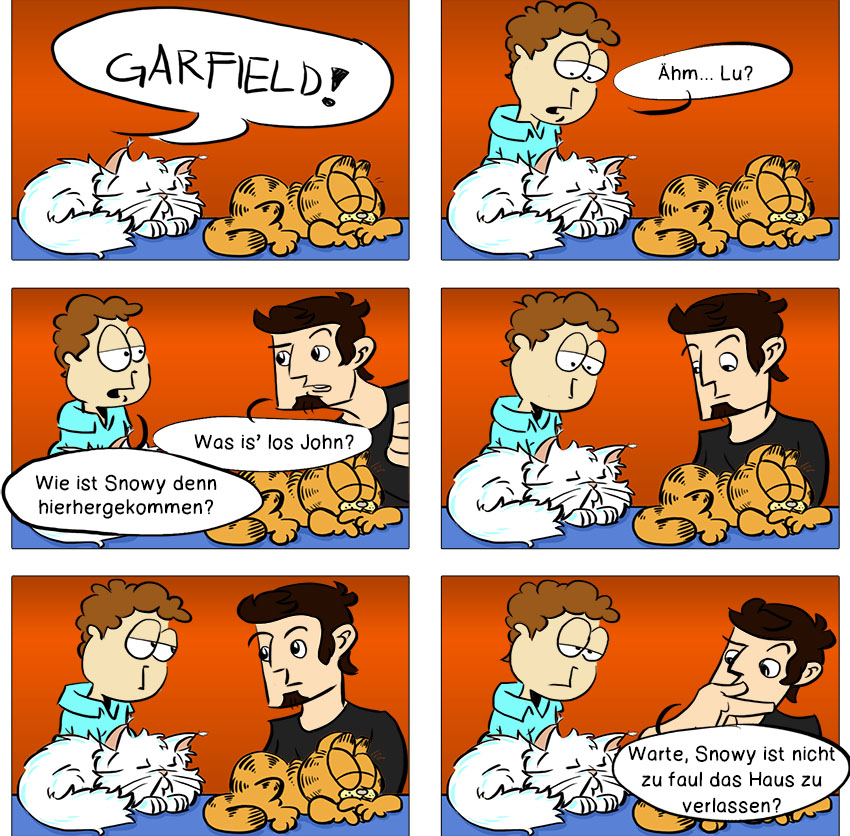 Piece of Me - Ein Webcomic über zwei viel zu faule Katzen.