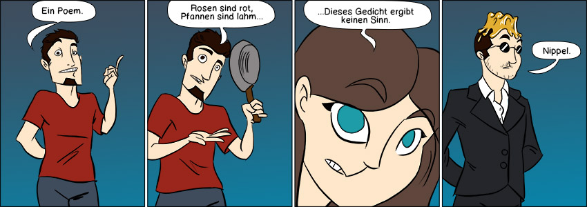 Piece of Me. Ein Webcomic über zufällige, sinnfreie Gedichte. Kühlschrank.