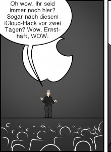 Piece of Me. Ein Webcomic über zwielichtige Services und komische Uhren.