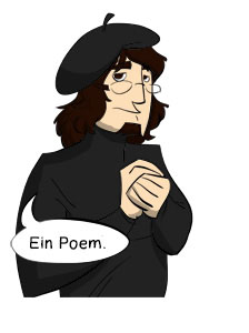 Piece of Me - Ein Webcomic über furchtbar miese Gedichte.