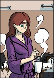 Piece of Me. Ein Webcomic über Überdosen und Kaffee.