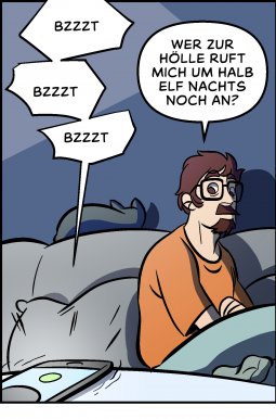 Piece of Me. Ein Webcomic über ungewollte Anrufe zu späten Stunden.