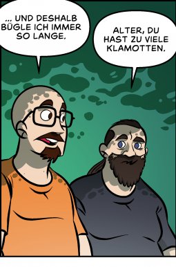 Piece of Me. Ein Webcomic über übertriebene Mengen an Hosen.