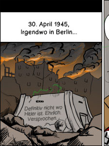 Piece of Me. Ein Webcomic über die echte Todesursache von Adolf Hitler.