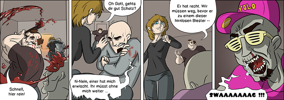 Piece of Me. Ein Webcomic über furchtbare Seuchen und schreckliche Monster. Frohes Halloween!