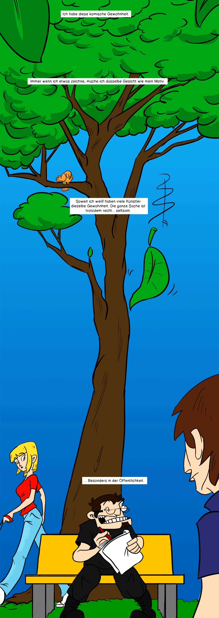 Piece of Me - Ein Webcomic über eine ungewöhnliche Angewohnheit.