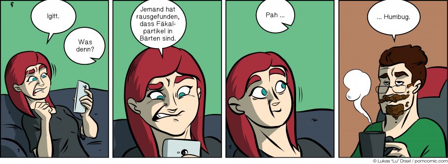 Piece of Me. Ein Webcomic über Kacke in Bärten.