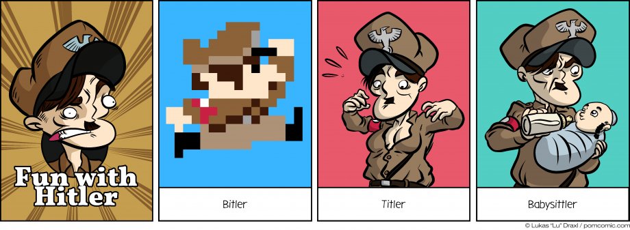 Piece of Me. Ein Webcomic über alle möglichen verschiedenen Hitlers.
