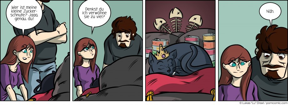 Piece of Me. Ein Webcomic über verwöhnte Katzen und unnötige Sorgen.