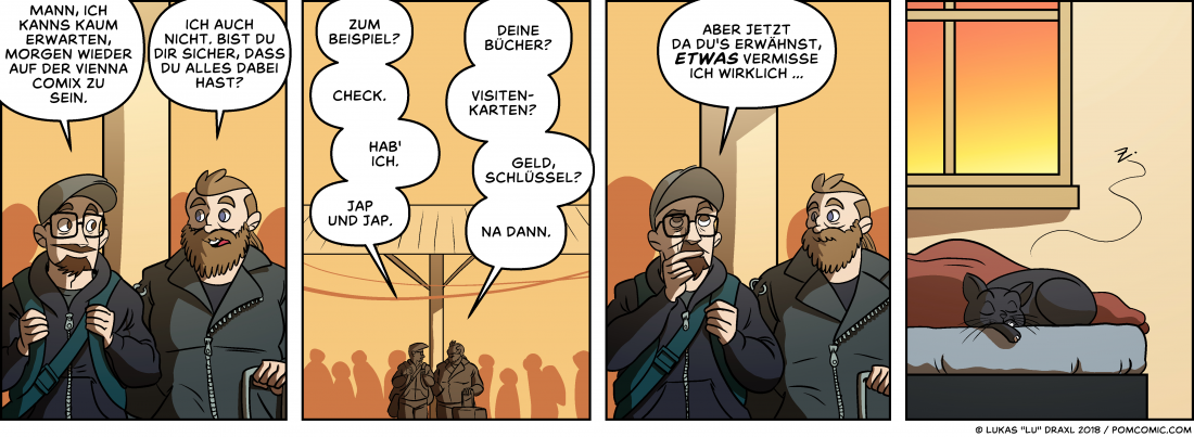 Piece of Me. Ein Webcomic über Con-Besuche und Vergesslichkeit.