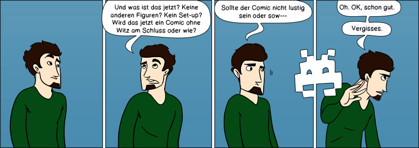 Piece of Me. Ein Webcomic über sehr subtile und relativ langweilige Witze.