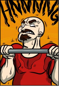 Piece of Me. Ein Webcomic über Fitnessstudios und schwache Nerds.