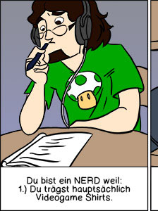 Piece of Me. Ein Webcomic über einige Merkmale des gemeinen Nerds.